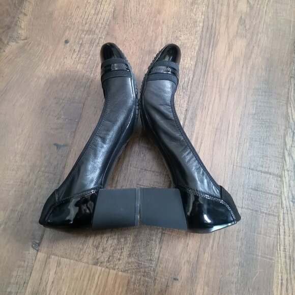 Anne Klein Leather Guardian Pump Black Size 10 - Picture 5 of 6